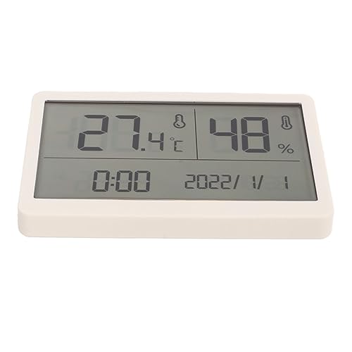Monitor de Temperatura y Humedad, Termómetro para Electrodomésticos de Alta Precisión, Higrómetro, Pantalla LCD para Habitación
