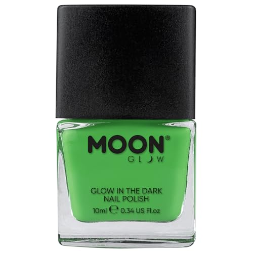 Moon Glow Esmalte de uñas que brilla en la oscuridad - 14ml - Esmalte de uñas fosforescente Verde