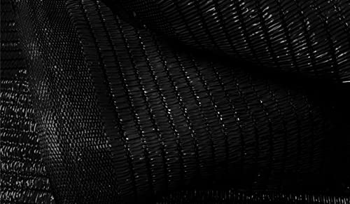 Mugar- Malla de Sombreo de Color Negro con 110g/m2-90% de Ocultación- Aporta Sombra y Privacidad (1 x 10 Metros)