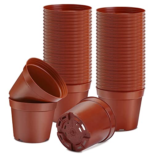 Muzhira Macetas para Semillas, 6cm 20pcs Macetas de Cultivo para Plantas para Al Aire LibreJardín Plantas Plántulas y Semillas