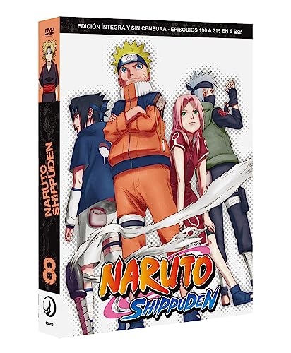 Naruto Shippuden Box 8 (Episodios 190 a 215) [DVD]