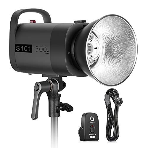 Neewer S101-300W Pro 2,4G Studio Flash Monolight 300W 5600K con Luz de Modelado Reciclaje de 5s para Retrato Fotografía de Producto y Grabación de Video en Estudios Fotográficos