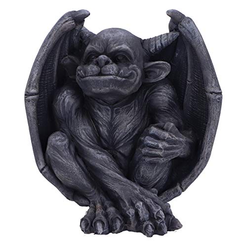 Nemesis Now Victor Dark Black Grotesque Gargoyle Figurine Figura de gárgola Negra Oscura, 13 cm