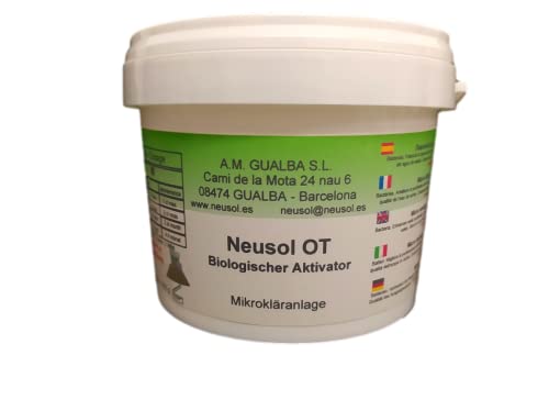 Neusol OT Activador Tratamiento bacteriano para Eliminar el Olor de Depuradora de Oxidación Total - 450g
