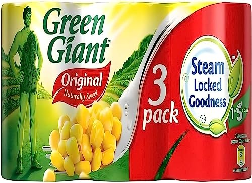 Niblet de maíz gigante verde | Original Naturalmente dulce | Paquete de 3