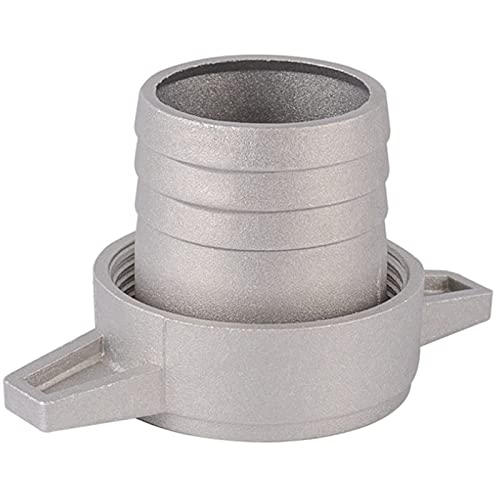 Nicfaky Accesorios de bombas de agua Llave de conexión de tubería de aluminio de 2 pulgadas con junta de goma Conector de bomba Conector de tubería