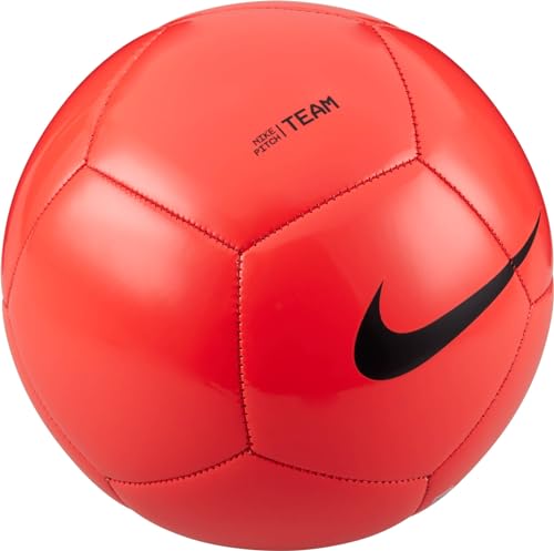 Nike DH9796-635 NK Pitch Team - SP21 Recreational Soccer Ball Unisex Adult Bright Crimson/(Black) Tamaño 4