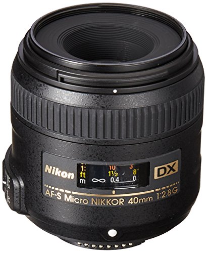 Nikon AF-S DX Micro 40mm F2.8G G AF-S - Objetivo con Montura para Montura F de Nikon