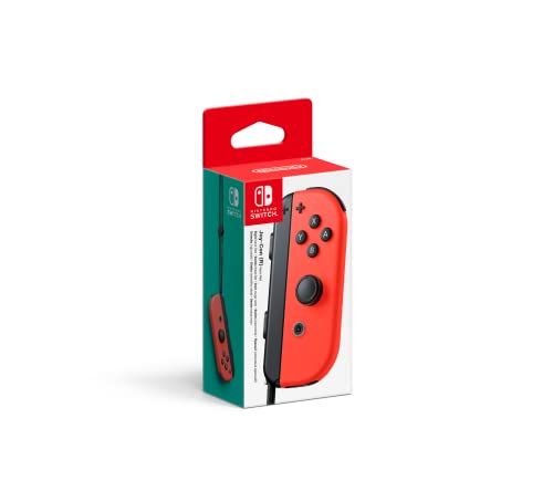 Nintendo Joy-Con (R) - Controlador para Juegos, Rojo Neón