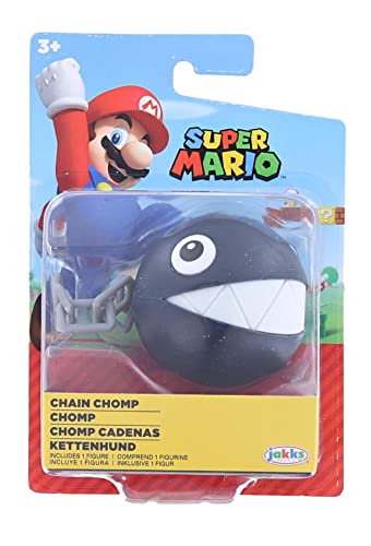 Nintendo- Mario Figuras de acción, Color Chomp de Cadena, L (Jakks Pacific Inc. 405524)