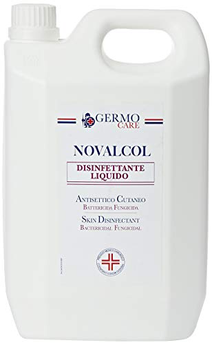 Novalcol – Desinfectante Cutaneo bactericida, listo para usar, perfumado, 1 bote de 3 litros