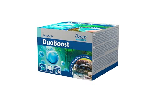 Oase DuoBoost 2 cm 250 ml, Productos para el Cuidado del Estanque, Cuidado del Agua, acondicionador de Agua, optimizar la biología del estanques