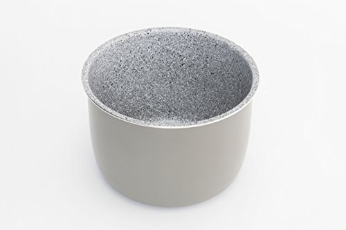 OLLAS GM Cubeta cerámica con Antiadherente tricapa Excélsior. Apta para ollas programables GM de 6 litros, Gris