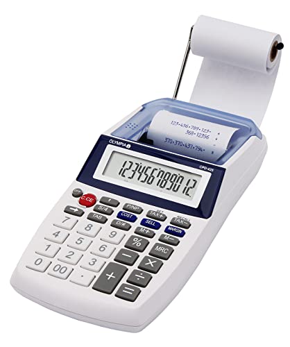 Olympia CPD 425 - Calculadora con impresión, pantalla LCD de 12 dígitos (119,9 x 102,2 x 45,7 mm)