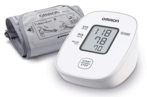 OMRON X2 Basic Tensiómetro de Brazo digital, medición precisa de la presión arterial y el pulso, validado clinicamente , 1 Unidad ( Paquete de 1)