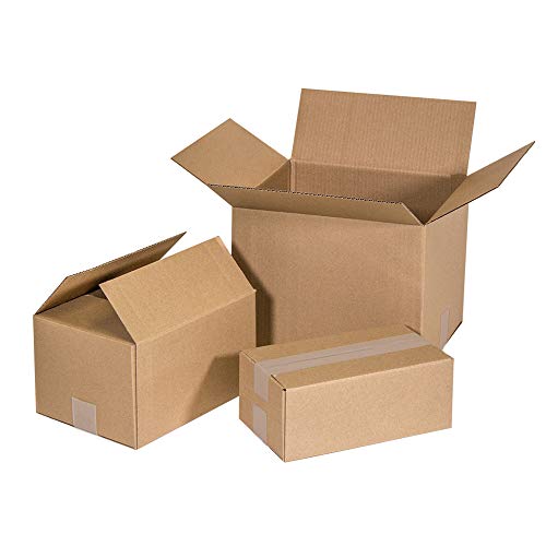 Only Boxes, Pack 25, Cajas de Cartón multiusos para envíos, almacenaje, paquetería y envíos ecommerce, Cajas de Canal Simple Reforzado, Medidas 25x15x10 cm.