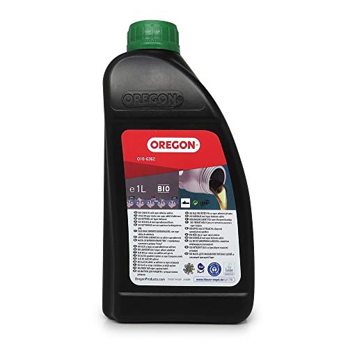 Oregon Scientific Aceite Orgánico y Biodegradable para Lubricar Cadenas de Motosierra (Botella de 1 l)