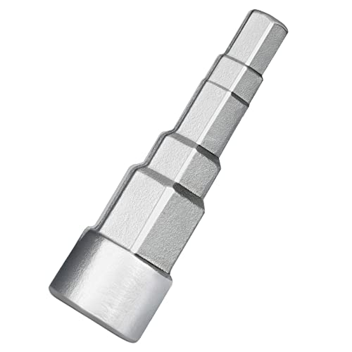 oumuik Llave universal para boquillas de válvula, llave de paso con llave de paso cuadrada interna con los 5 pasos 3/8, 1/2, 3/4, 1-1/4 pulgadas para fontanería y radiadores