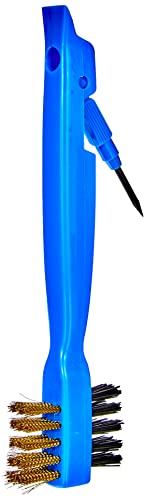 Oven Mate Cepillo de Limpieza para Quemador de Gas, Azul, 25 x 9 x 3 cm.