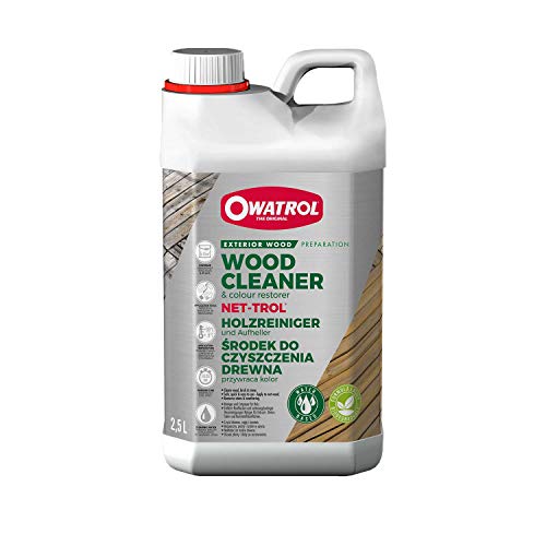 Owatrol NET-TROL - Limpiador y blanqueador de madera (2,5 L)