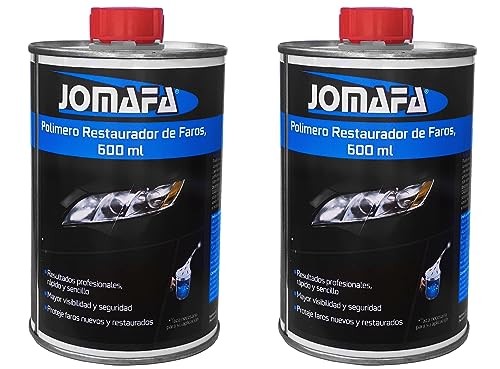 Pack 2 Polimero liquido para restaurar faros, botella 600ml 800Gr (total 1200 ml 1600 gr) - Restauracion faros -