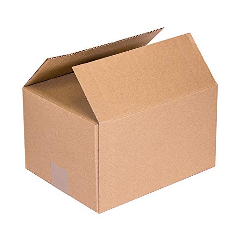 Pack 20 Cajas de Cartón para envíos almacenaje paquetería, Cajas mudanzas Canal Simple Reforzado, Cajas Multiusos Medidas 40x30x30 cm,