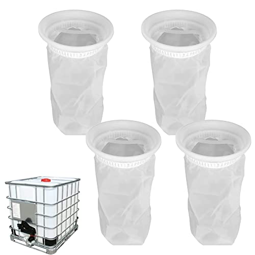 Pack de 4 Filtros de Cubierta IBC de Nylon de Agua de Lluvia - Reutilizable - Resistente al Desgarro - Ampliamente Utilizado en la Industria