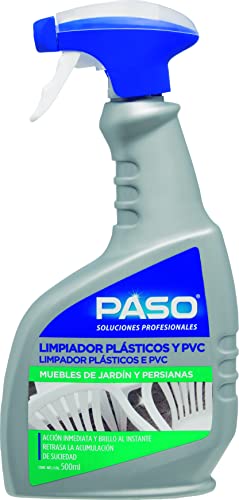 PASO - Profesional Limpiador Muebles Jardin - Limpia plásticos y PVC - 500 ML