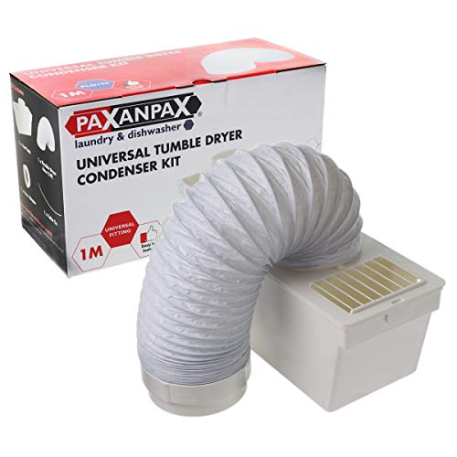 Paxanpax PLD156 - Juego de condensador interno para secadora, incluye tubo, caja para el condensador y accesorios.
