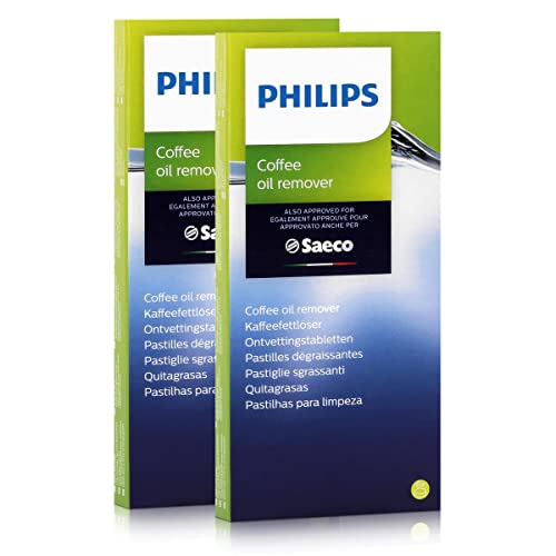 Philips Saeco CA6704/10 - Disolvente de grasa de café, 6 pastillas de 1,6 g, paquete de 2 unidades