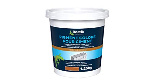 Pigmento coloreado para cemento, 1,25 kg, color marrón