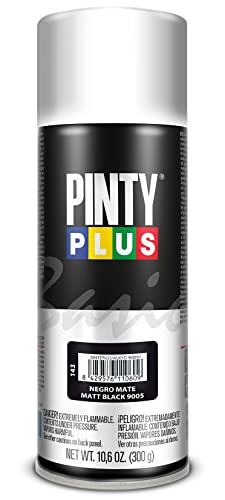 PINTYPLUS BASIC Pintura de Esmalte en spray 520cc Negro Mate 9005