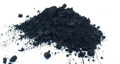Polvo de carbón vegetal [castaño], 100 µm, granulado de carbón vegetal, 100 g