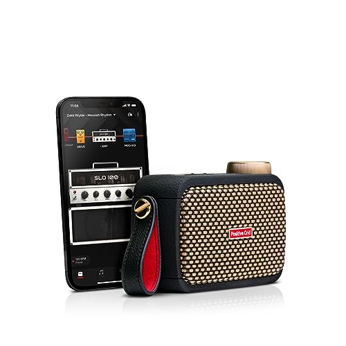 Positive Grid Spark GO, Amplificador de guitarra inteligente ultraportátil de 5 W, amplificador de auriculares y altavoz Bluetooth, con aplicación inteligente, para guitarra eléctrica, acústica y bajo