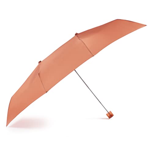 Práctico y Original Paraguas VOGUE Plegable para Dos Personas, con protección Solar y Anti-viento (Wind Proof). Llévatelo de Viaje. (Naranja Suave)