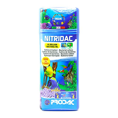 Prodac Tratamientos para el Agua de acuarios NITRIDAC 500ml (activador biologico)