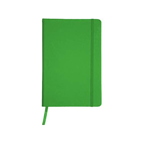 Projects cuaderno A5 con tapa dura y marcapáginas elástico 'Business' verde - Bullet Journal Din A5 libro 192 páginas 80g/m² FSC