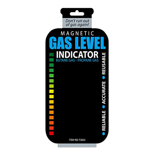 Propano Butano GPL Indicador de nivel del depósito de gas de combustible Indicador magnético Medidor de temperatura de la bombona de la caravana Adhesivo para la medición de gas Varilla de
