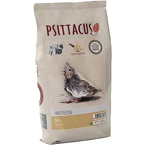 Psittacus Mini Hand-Feeding 1 kg | Papilla para Ninfas, Aratingas y cacatúa Galah | Alimento Premium para Aves | 100% no-GMO