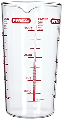 Pyrex Vaso MEDIDOR Transparente 0,5L 888, Centimeters