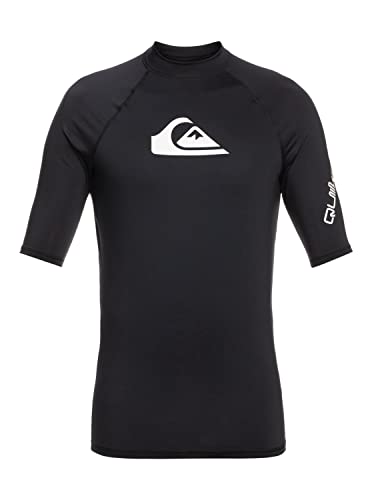 Quiksilver™ All Time - Licra de Manga Corta UPF 50 - Niños 8-16 - Negro