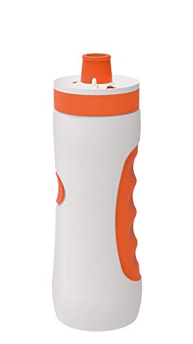 Quokka Sweat - Mango Tango 680 ML | Botella de Agua Deportiva Reutilizable de LDPE sin BPA | Bidón con Cierre de Seguridad para Gimnasio, Bicicleta - Ligera y Flexible
