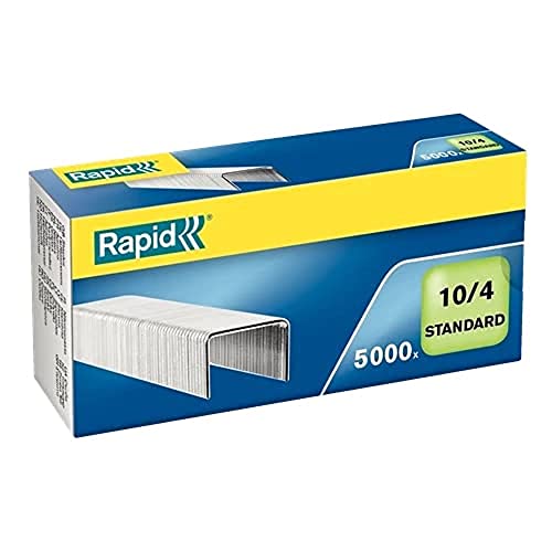 RAPID 24863000 - Caja 5000 grapas 10/4 mm Standard galvanizada