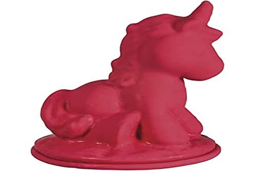 Rayher 34436000 Molde unicornio, 8x11 cm, de látex, Para hormigón, cera, jabón y más