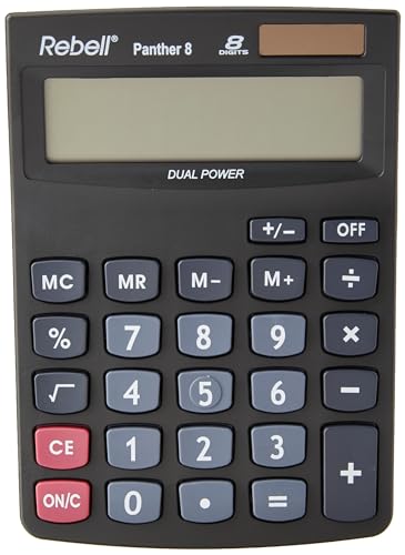 Rebell RE-Panther 8 - calculadora de Escritorio, Negro