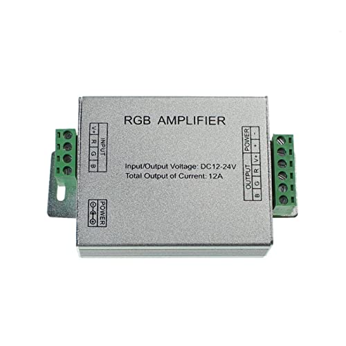 RGB LED Amplificador de señal 12.24V 144W para las tiras de cambio de color 4-Pin