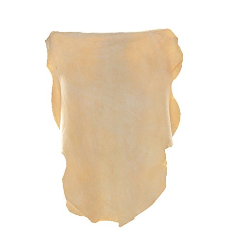Riverlake - Paño de limpieza de gamuza natural para coche, piel de ciervo auténtica, toalla de secado de lavado de autos, súper absorbente, 3 tamaños disponibles (M: 18 x 25 pulgadas, 1 paquete)