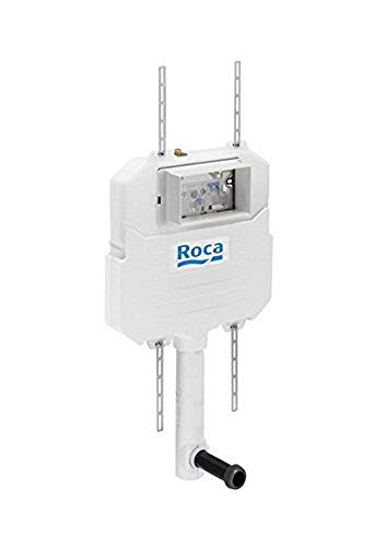 Roca A890080200 - Cisterna compacta empotrada de 8 cm con doble descarga (4/2 - 4,5/3 - 6/3 l)