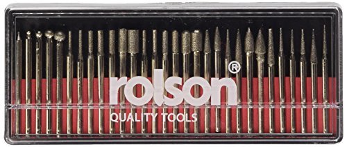Rolson 24680 - Fresa de cabeza cuadrada (30 unidades de diferentes tamaños)
