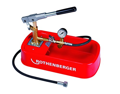 Rothenberger - Bomba de prueba de Rothenberger 6.1130 para tuberías domésticas, 30 bar
